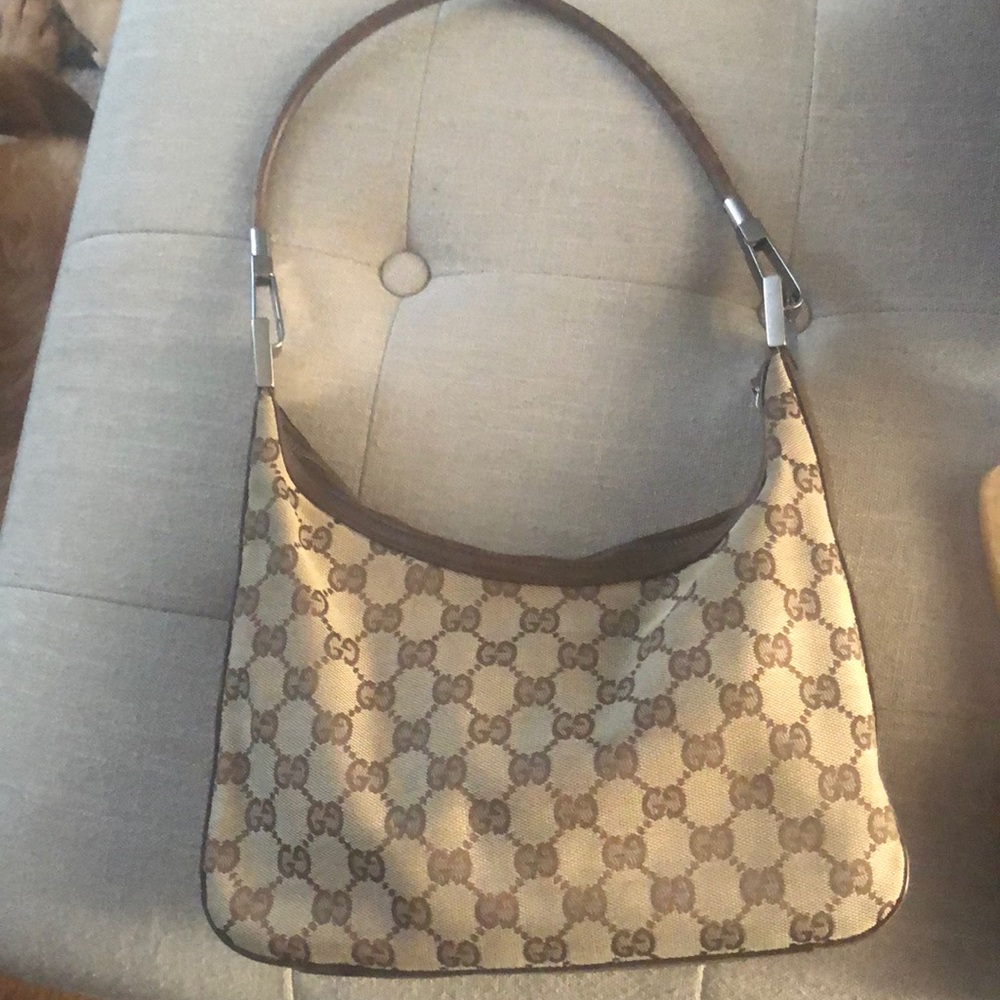 Authentic Vintage Gucci Monogram Hobo Purse